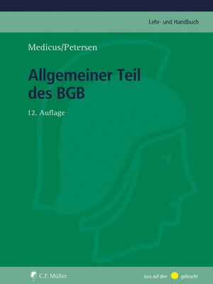 cover image of Allgemeiner Teil des BGB